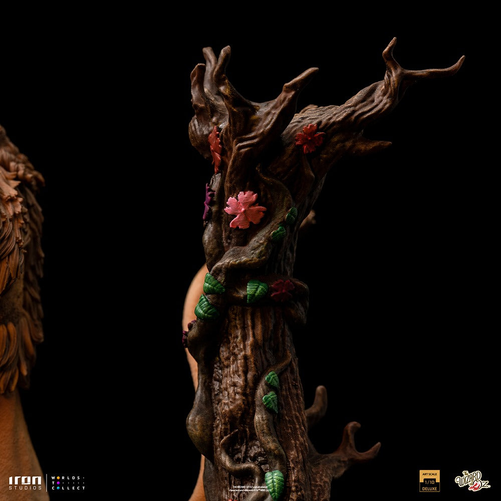 Estátua Leão Covarde Deluxe - Mágico de Oz - Art Scale 1/10 - Iron Studios