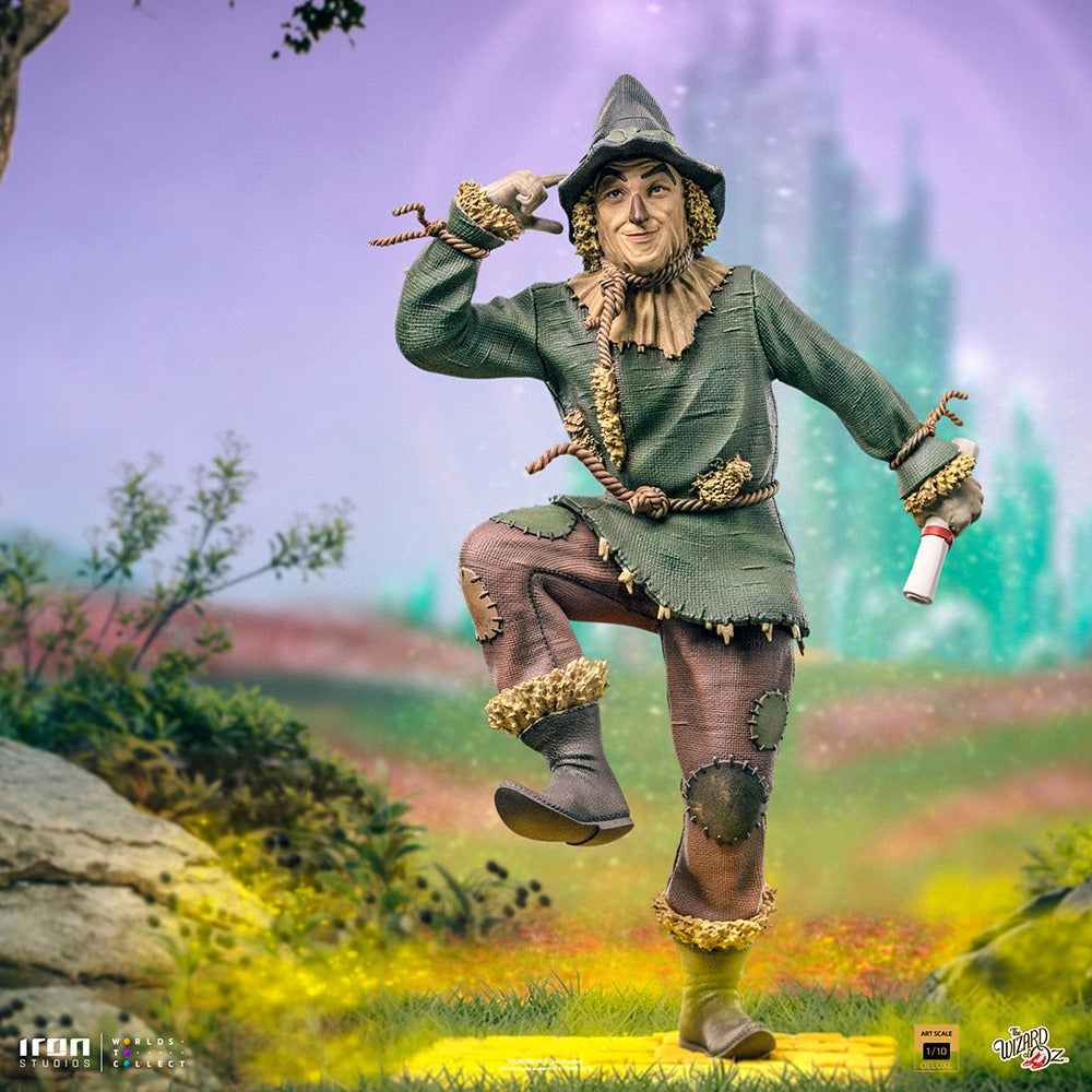 Estátua Espantalho Deluxe - Mágico de Oz - Art Scale 1/10 - Iron Studios