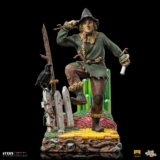 Estátua Espantalho Deluxe - Mágico de Oz - Art Scale 1/10 - Iron Studios
