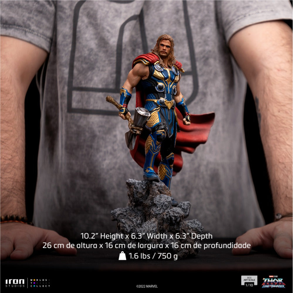 Estátua Thor - Thor: Amor e Trovão - BDS Art Scale 1/10 - Iron Studios
