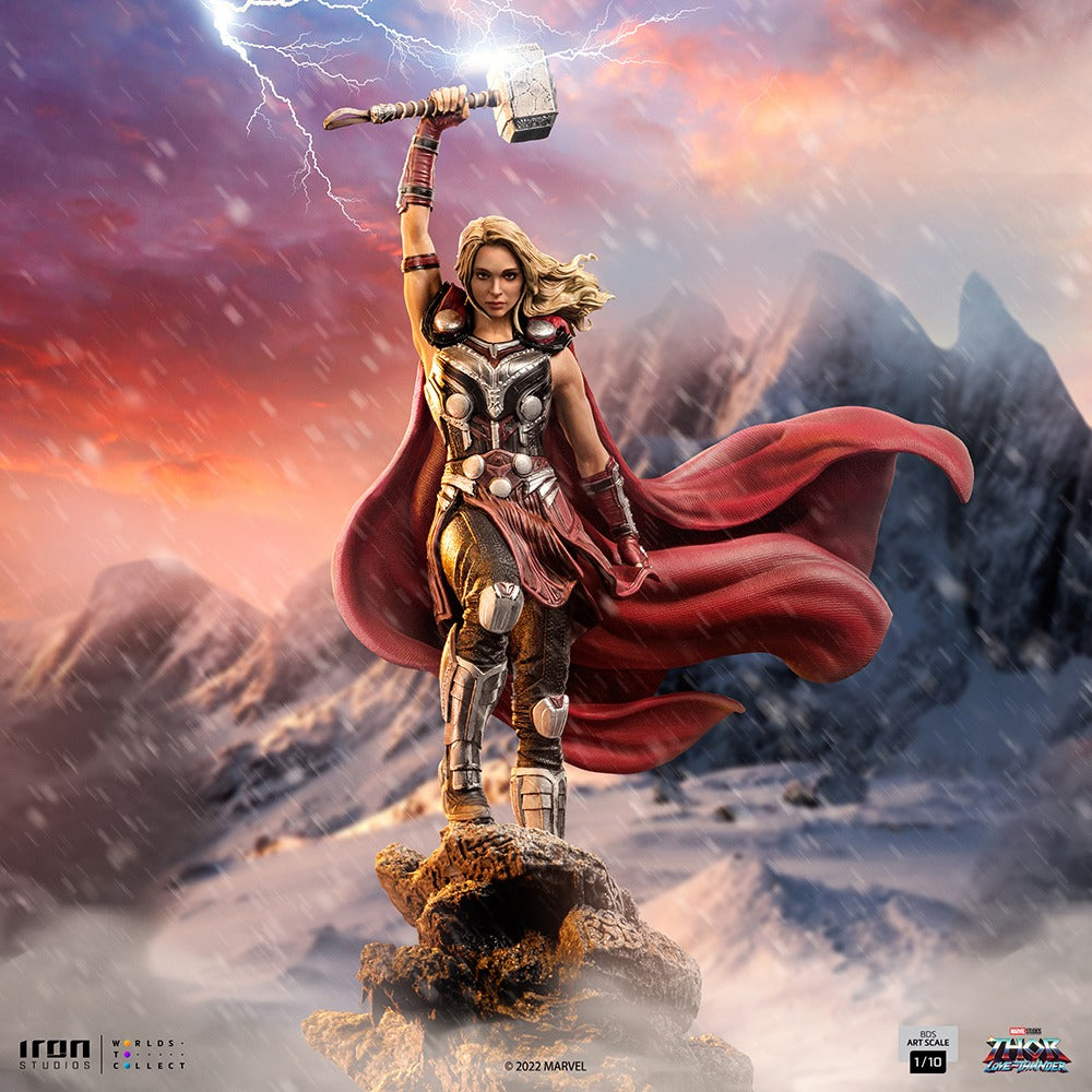 Estátua Poderosa Thor Jane Foster - Thor Amor e Trovão - BDS Art Scale 1/10 - Iron Studios