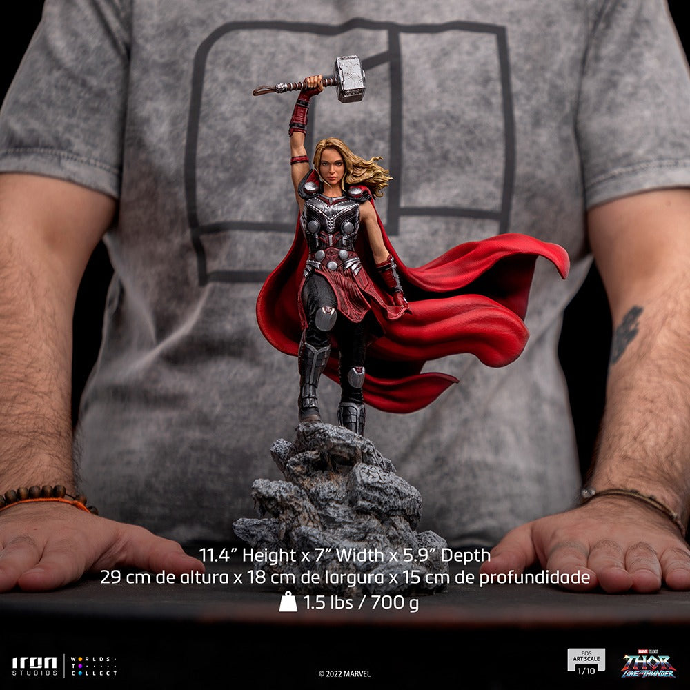 Estátua Poderosa Thor Jane Foster - Thor Amor e Trovão - BDS Art Scale 1/10 - Iron Studios