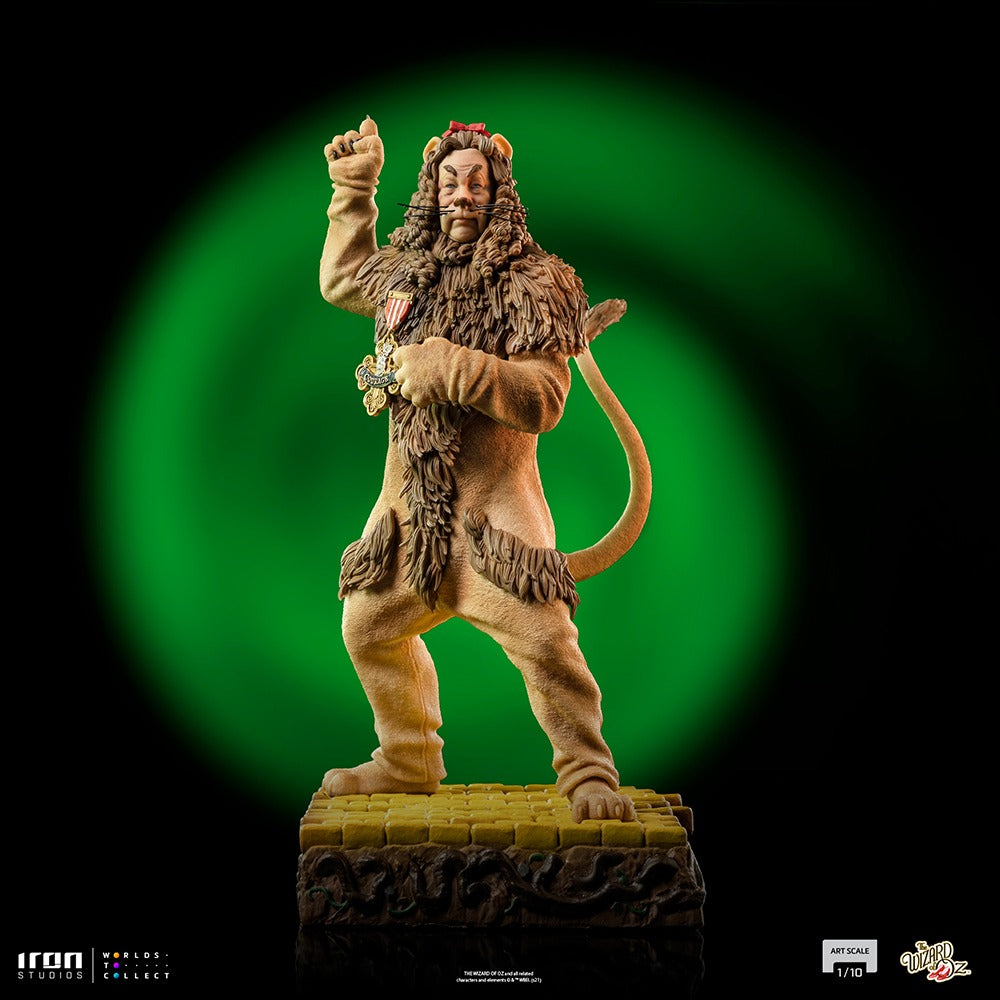 Estátua Leão Covarde - Mágico de Oz - Art Scale 1/10 - Iron Studios