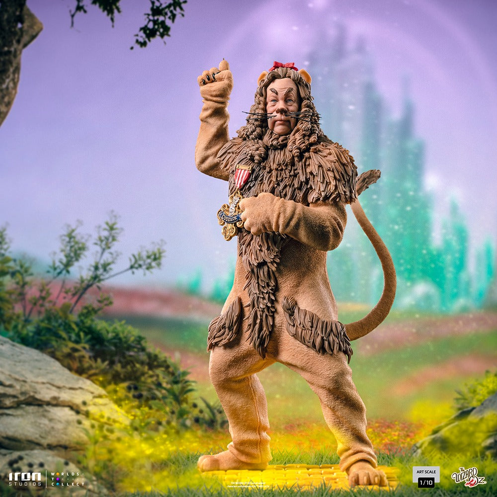 Estátua Leão Covarde - Mágico de Oz - Art Scale 1/10 - Iron Studios ...