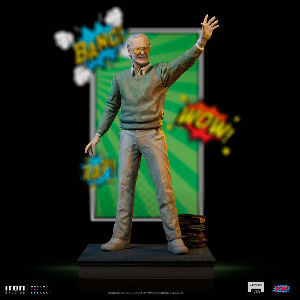 Estátua Stan Lee Legendary Years - Pow - Art Scale 1/10 - Iron Studios