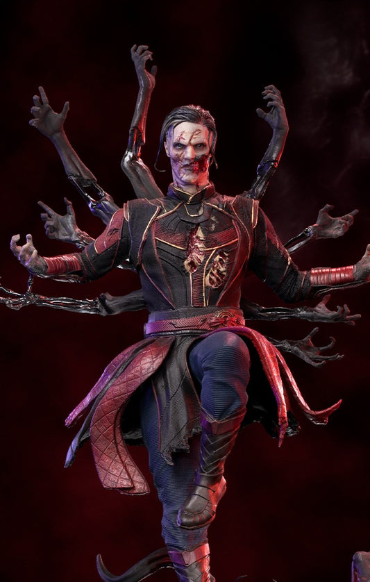 Estátua Defensor Estranho Zumbi - Dr Estranho no Multiverso da Loucura - Art Scale 1/10 - Iron Studios