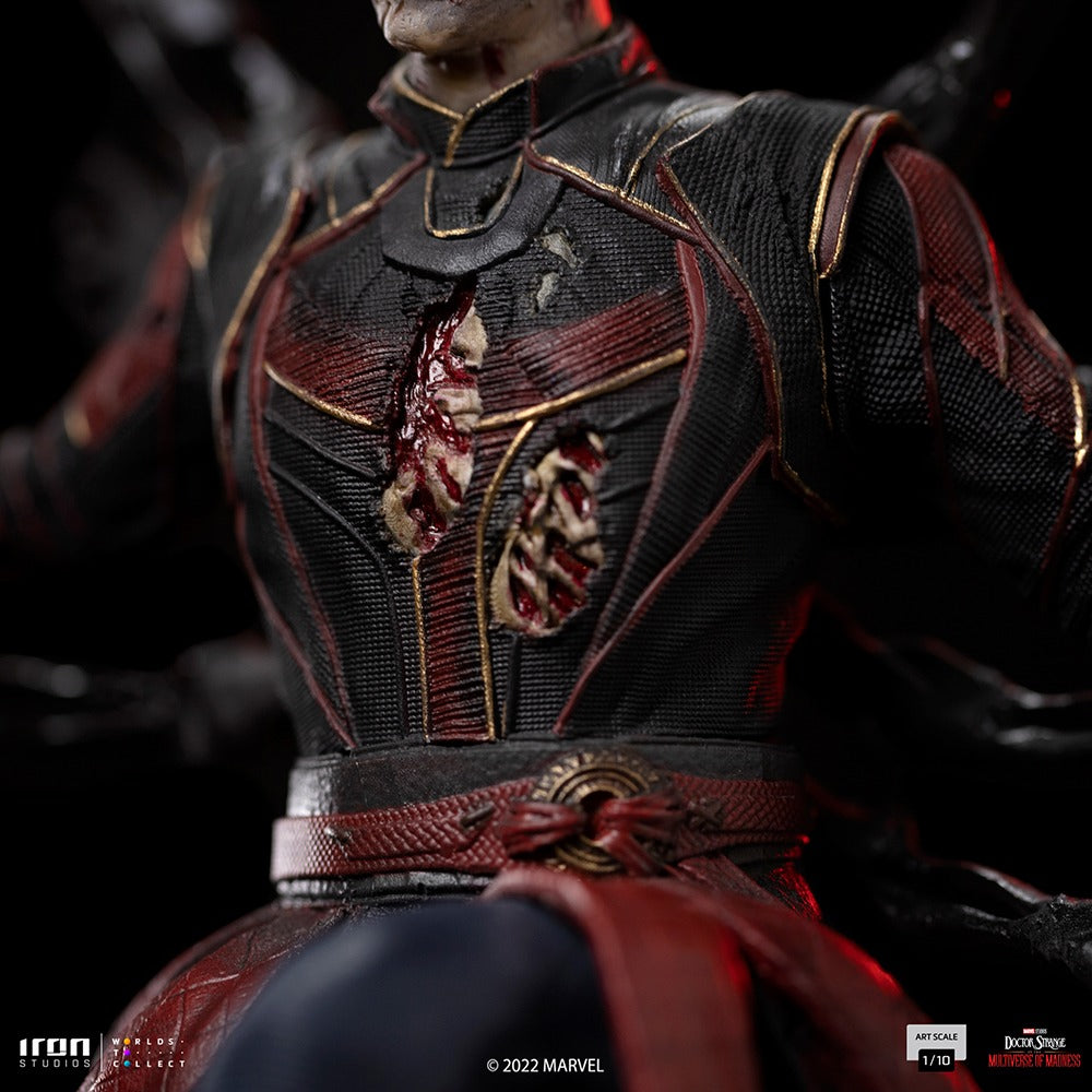 Estátua Defensor Estranho Zumbi - Dr Estranho no Multiverso da Loucura - Art Scale 1/10 - Iron Studios