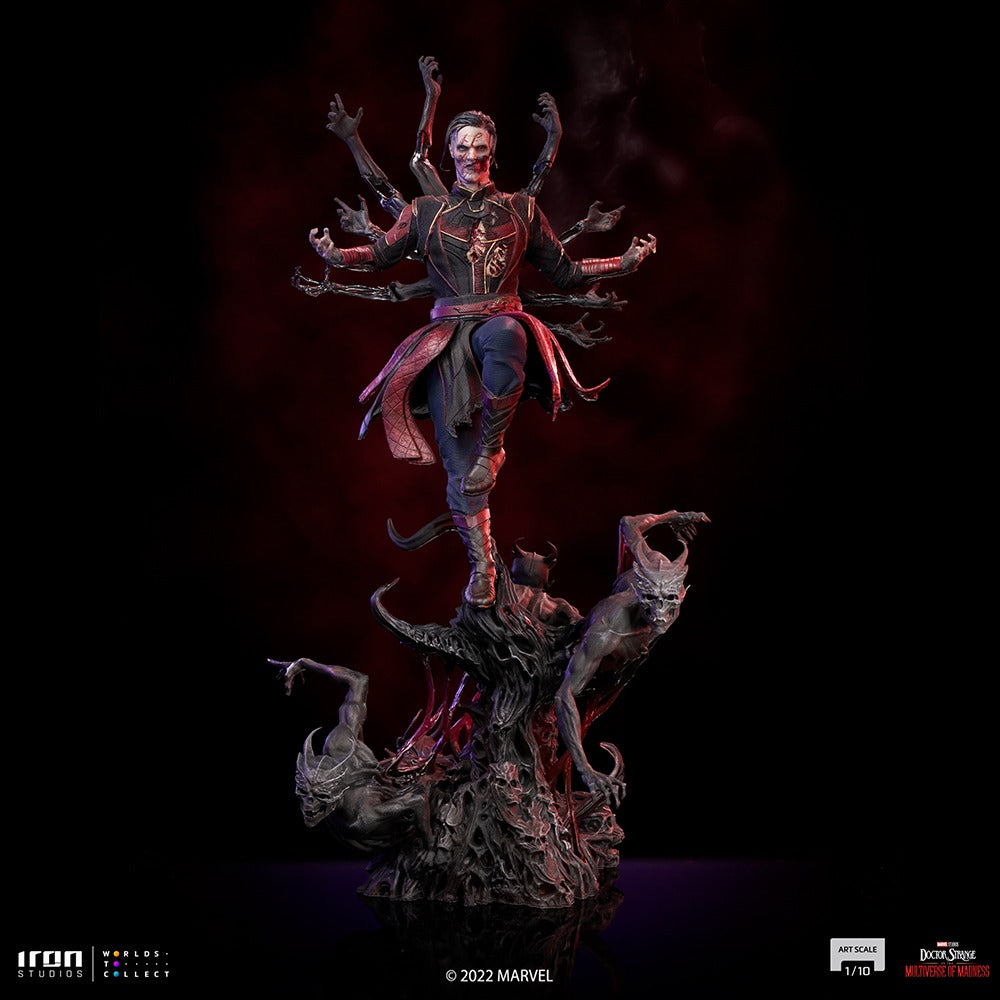 Estátua Defensor Estranho Zumbi - Dr Estranho no Multiverso da Loucura - Art Scale 1/10 - Iron Studios