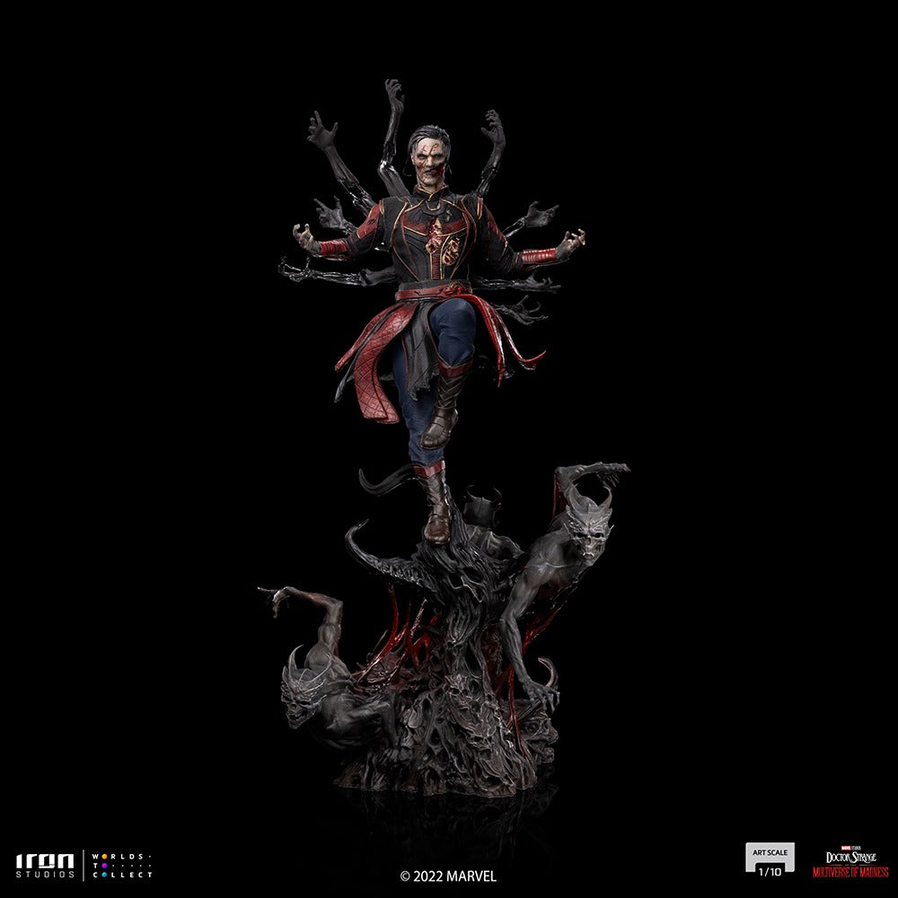 Estátua Defensor Estranho Zumbi - Dr Estranho no Multiverso da Loucura - Art Scale 1/10 - Iron Studios