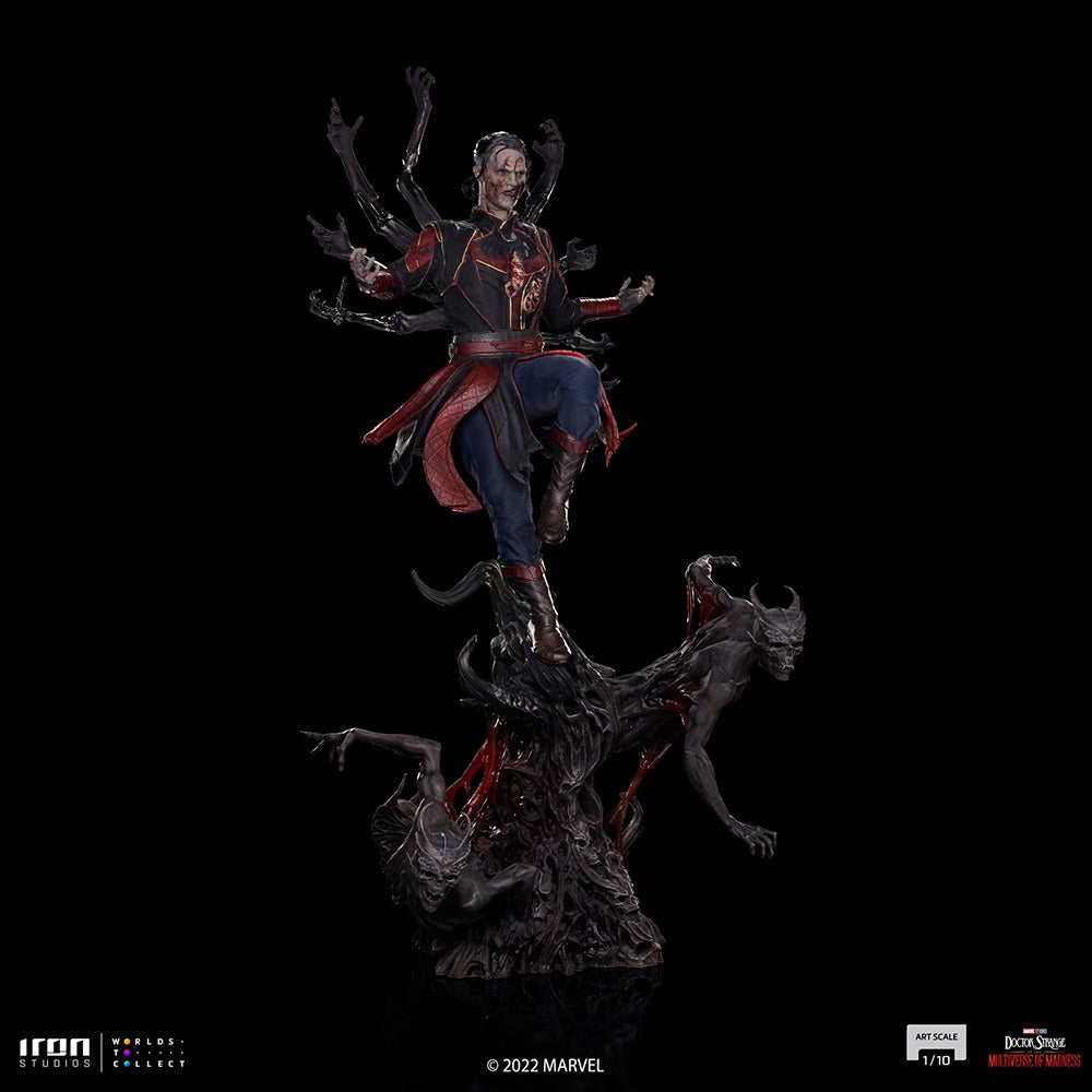 Estátua Defensor Estranho Zumbi - Dr Estranho no Multiverso da Loucura - Art Scale 1/10 - Iron Studios
