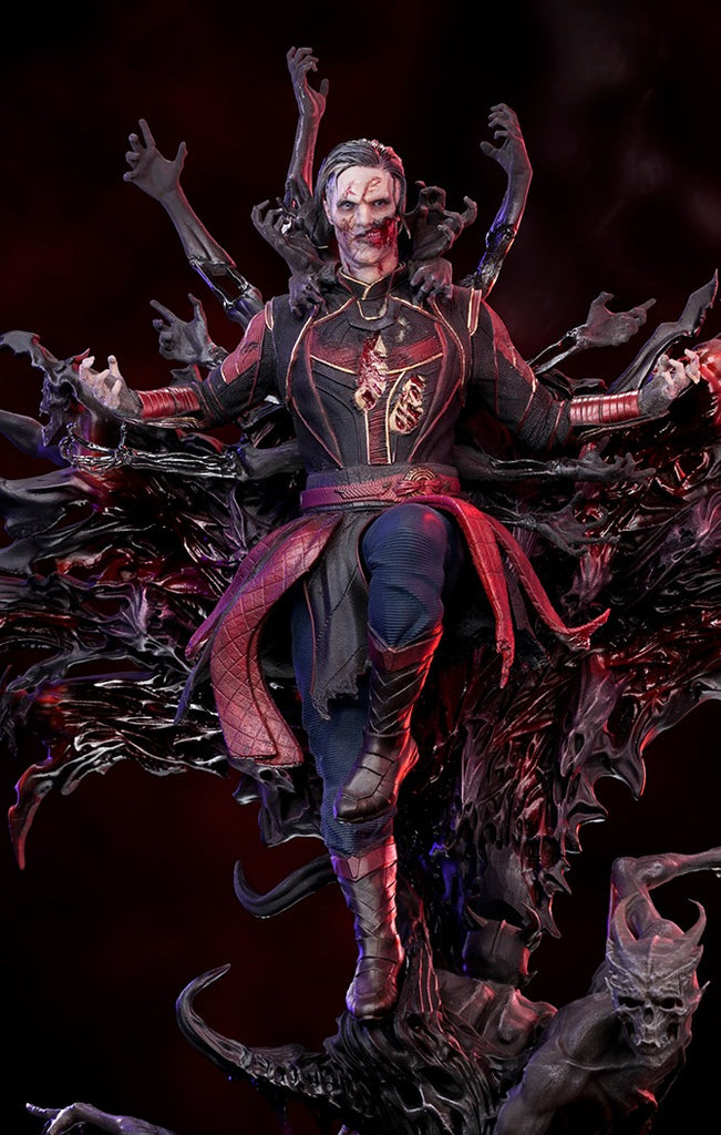 Estátua Defensor Estranho Zumbi Deluxe - Dr Estranho no Multiverso da Loucura - Art Scale 1/10 - Iron Studios