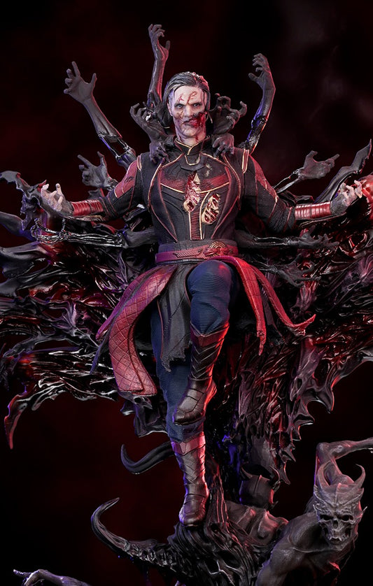 Estátua Defensor Estranho Zumbi Deluxe - Dr Estranho no Multiverso da Loucura - Art Scale 1/10 - Iron Studios