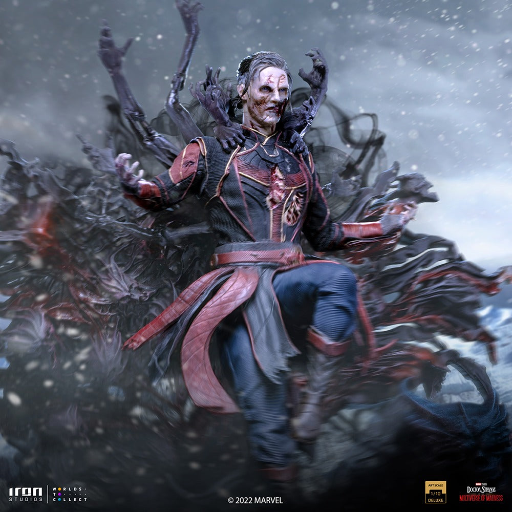 Estátua Defensor Estranho Zumbi Deluxe - Dr Estranho no Multiverso da Loucura - Art Scale 1/10 - Iron Studios