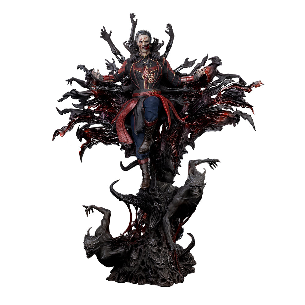 Estátua Defensor Estranho Zumbi Deluxe - Dr Estranho no Multiverso da Loucura - Art Scale 1/10 - Iron Studios