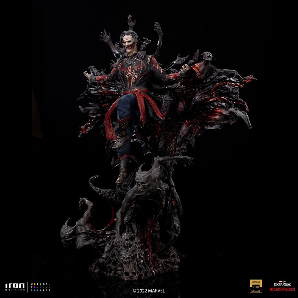 Estátua Defensor Estranho Zumbi Deluxe - Dr Estranho no Multiverso da Loucura - Art Scale 1/10 - Iron Studios