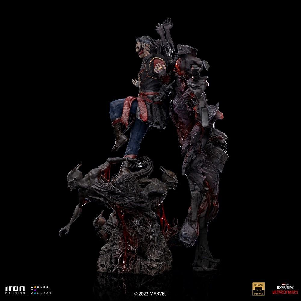 Estátua Defensor Estranho Zumbi Deluxe - Dr Estranho no Multiverso da Loucura - Art Scale 1/10 - Iron Studios