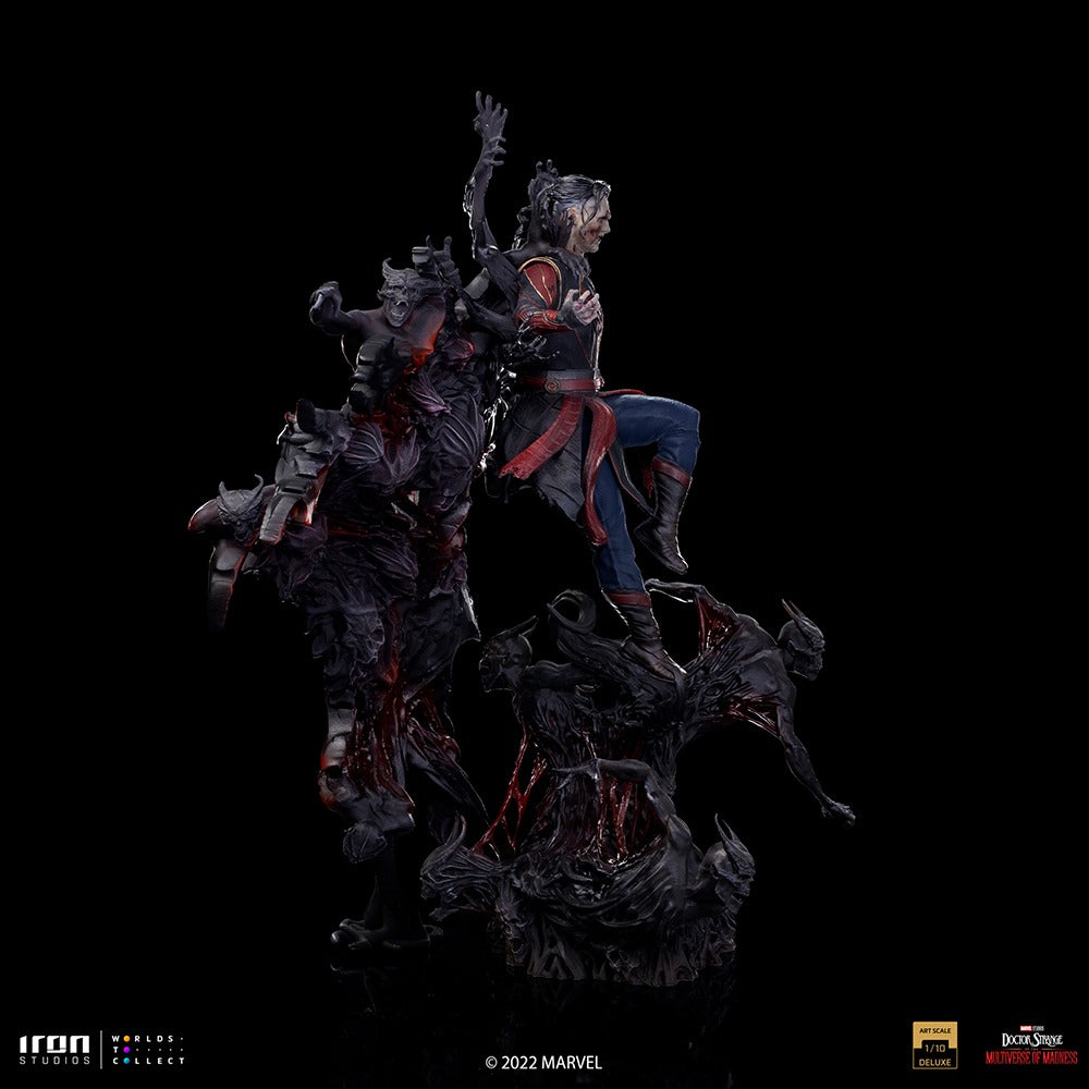 Estátua Defensor Estranho Zumbi Deluxe - Dr Estranho no Multiverso da Loucura - Art Scale 1/10 - Iron Studios