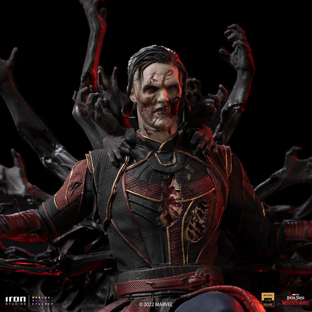 Estátua Defensor Estranho Zumbi Deluxe - Dr Estranho no Multiverso da Loucura - Art Scale 1/10 - Iron Studios