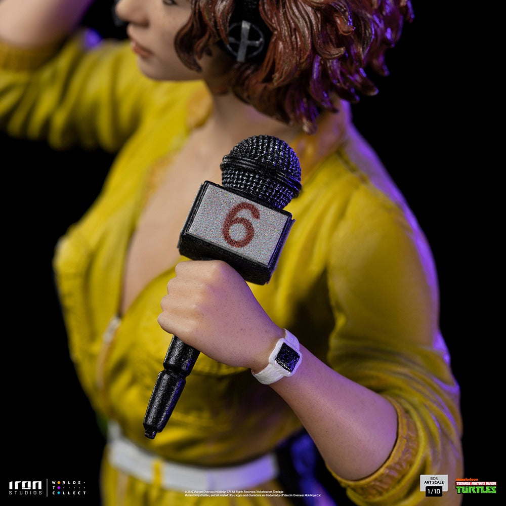 Estátua April O`Neil - Tartarugas Ninja - BDS Art Scale 1/10 - Iron Studios