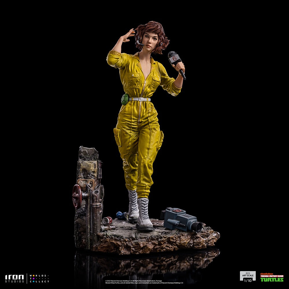 Estátua April O`Neil - Tartarugas Ninja - BDS Art Scale 1/10 - Iron Studios