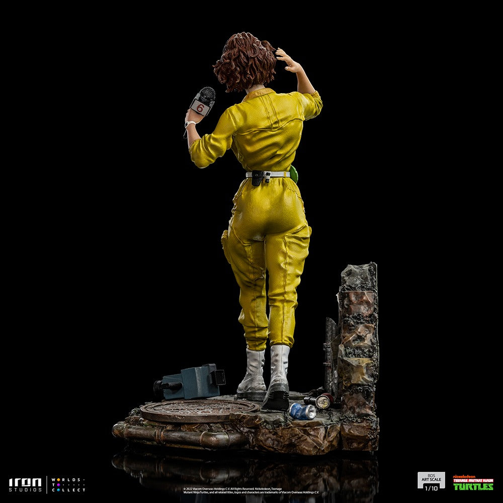 Estátua April O`Neil - Tartarugas Ninja - BDS Art Scale 1/10 - Iron Studios