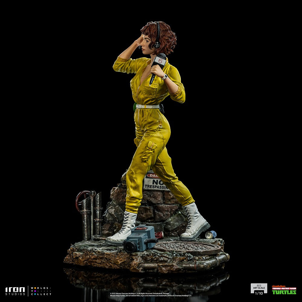 Estátua April O`Neil - Tartarugas Ninja - BDS Art Scale 1/10 - Iron Studios