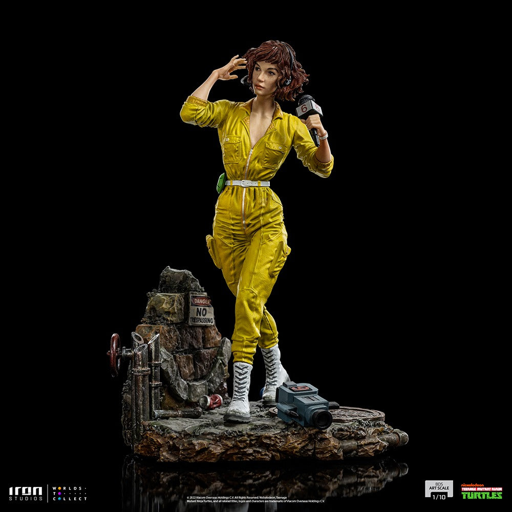 Estátua April O`Neil - Tartarugas Ninja - BDS Art Scale 1/10 - Iron Studios