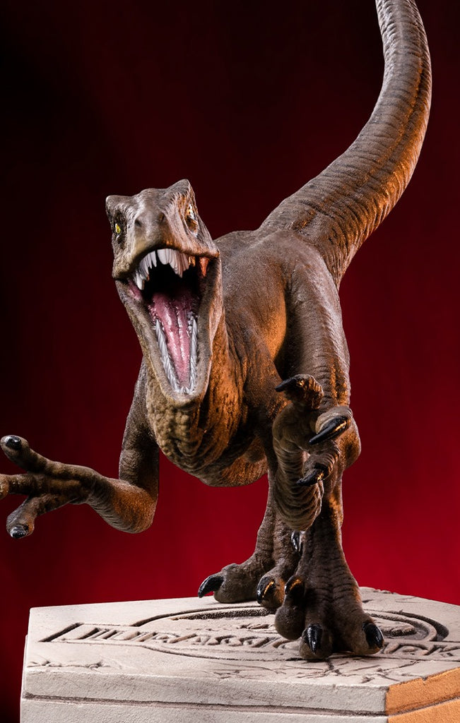 Estátua Velociraptor A - Jurassic Park - Icons - Iron Studios