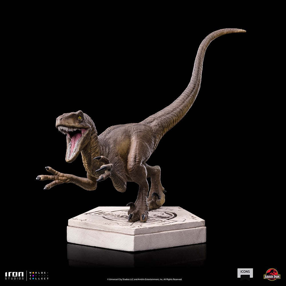 Estátua Velociraptor A - Jurassic Park - Icons - Iron Studios
