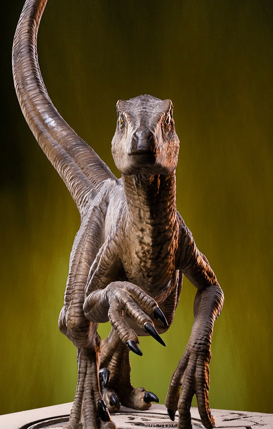 Estátua Velociraptor B - Jurassic Park - Icons - Iron Studios