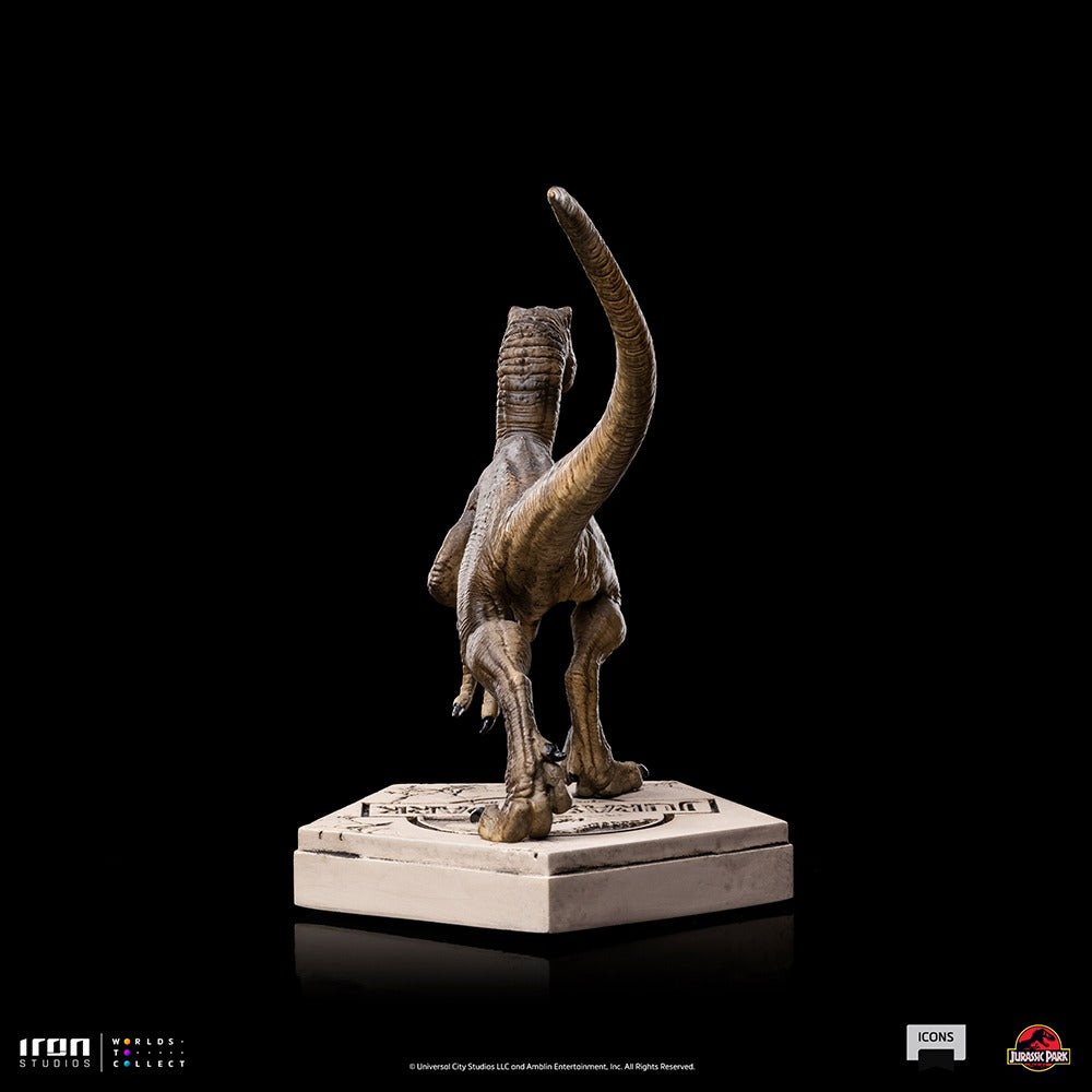 Estátua Velociraptor B - Jurassic Park - Icons - Iron Studios