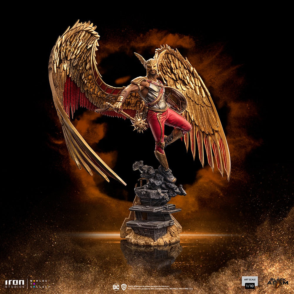 Estátua Gavião Negro - Adão Negro - Art Scale 1/10 - Iron Studios