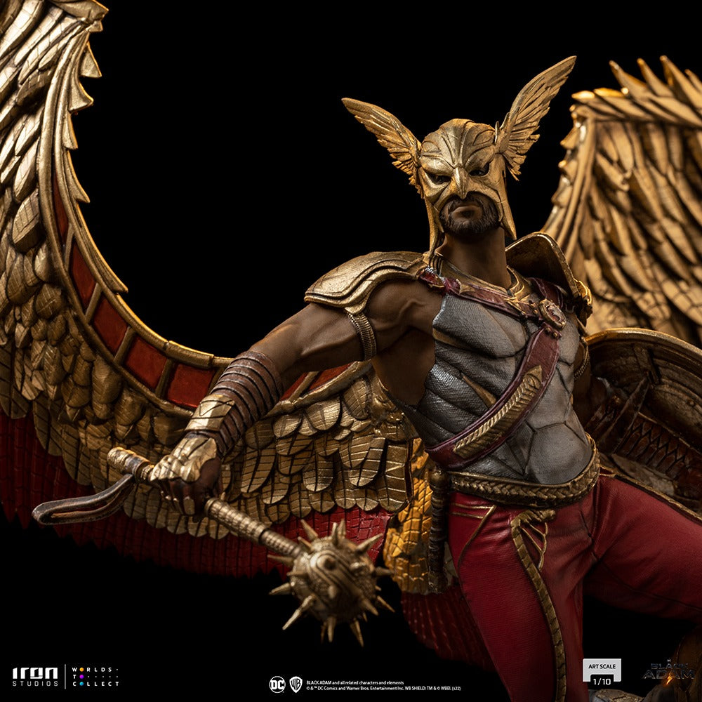 Estátua Gavião Negro - Adão Negro - Art Scale 1/10 - Iron Studios
