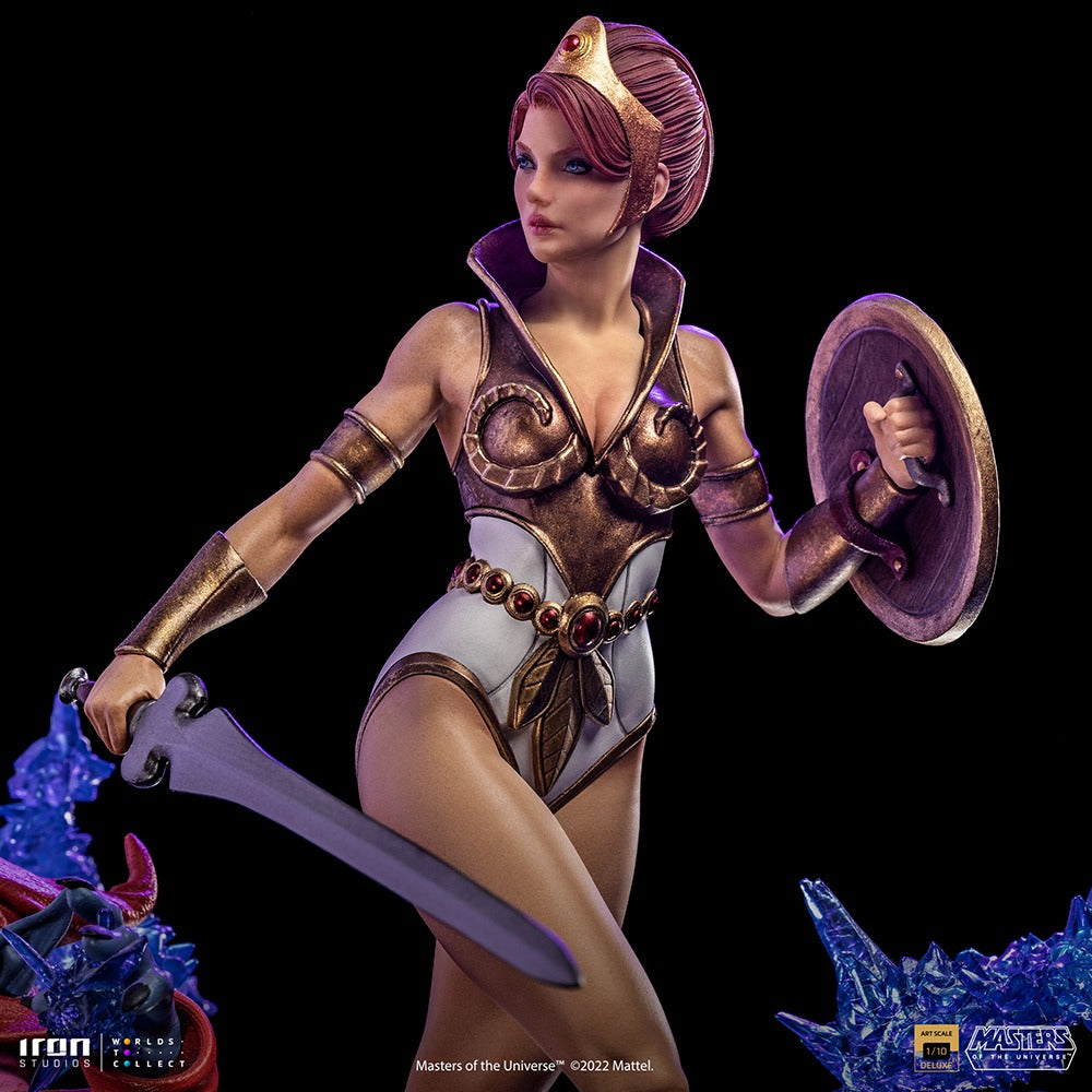 Estátua Teela e Gorpo Deluxe - He-man e os Mestres do Universo - Art Scale 1/10 - Iron Studios