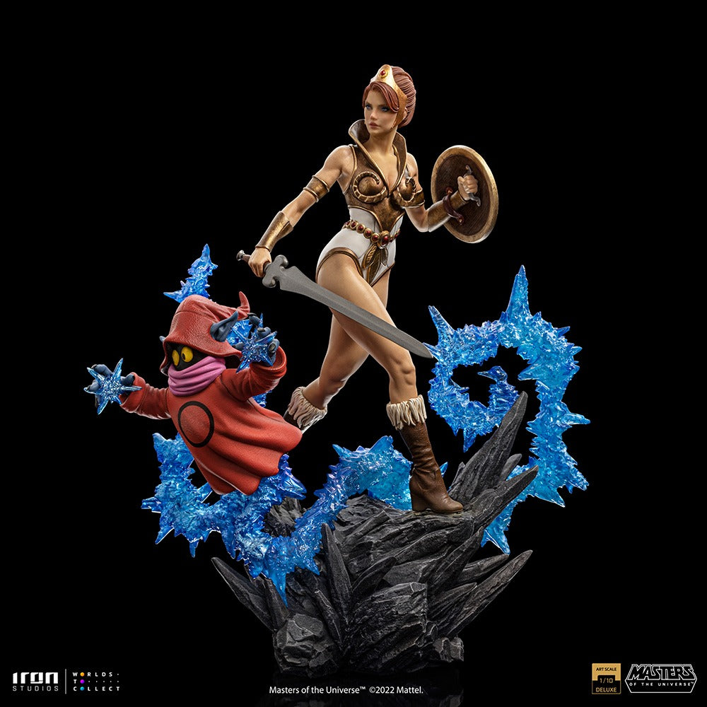 Estátua Teela e Gorpo Deluxe - He-man e os Mestres do Universo - Art Scale 1/10 - Iron Studios