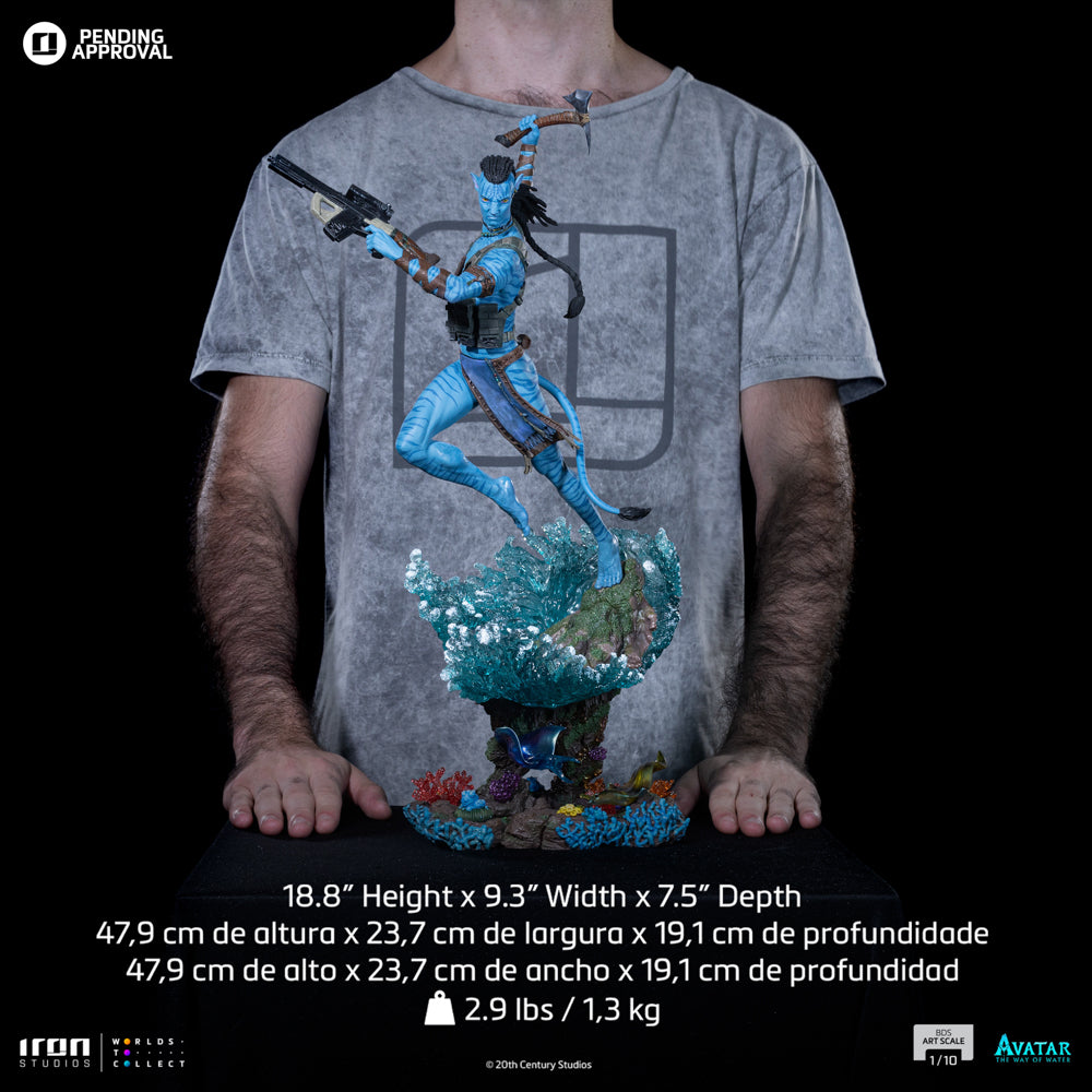 Estátua Jake Sully - Avatar 2 - Art Scale 1/10 - Iron Studios