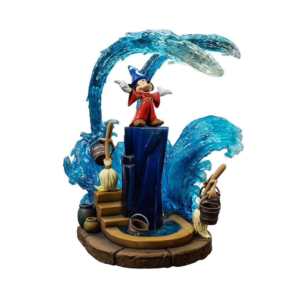 Estátua Mickey Deluxe - Disney 100th - Fantasia - Art Scale 1/10 - Iron Studios