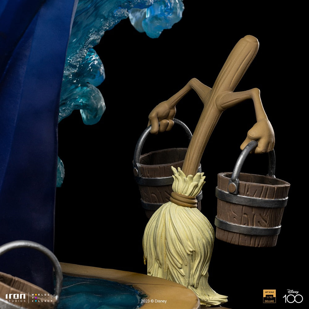 Estátua Mickey Deluxe - Disney 100th - Fantasia - Art Scale 1/10 - Iron Studios