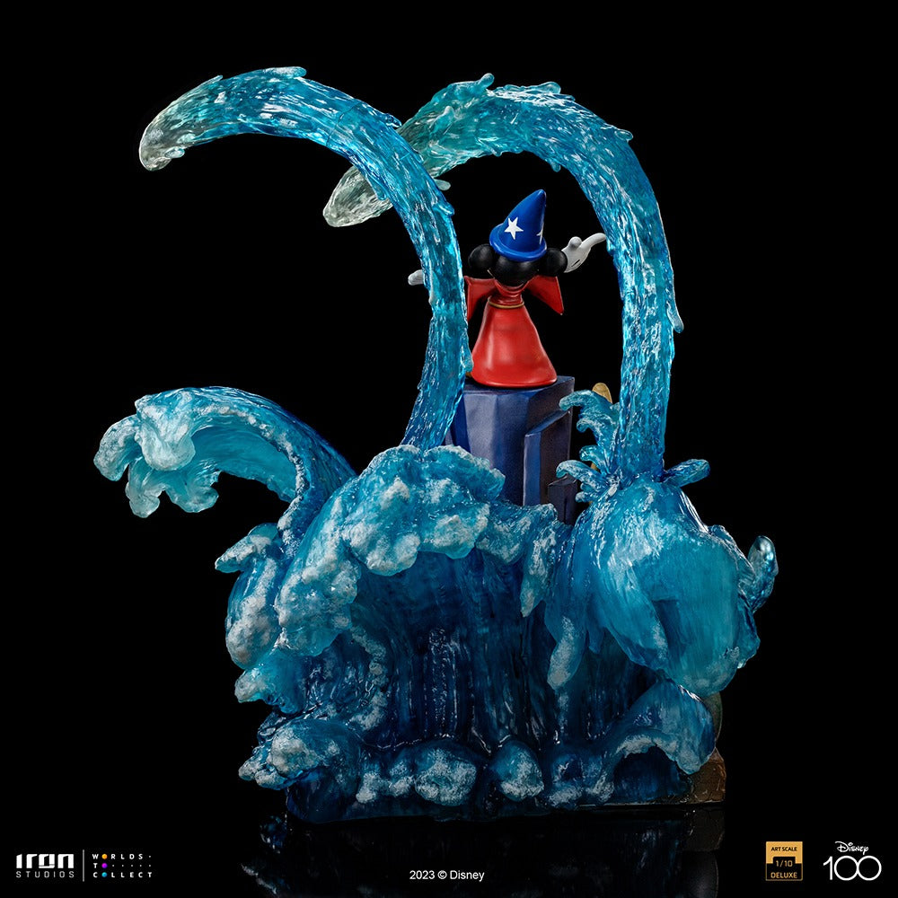Estátua Mickey Deluxe - Disney 100th - Fantasia - Art Scale 1/10 - Iron Studios