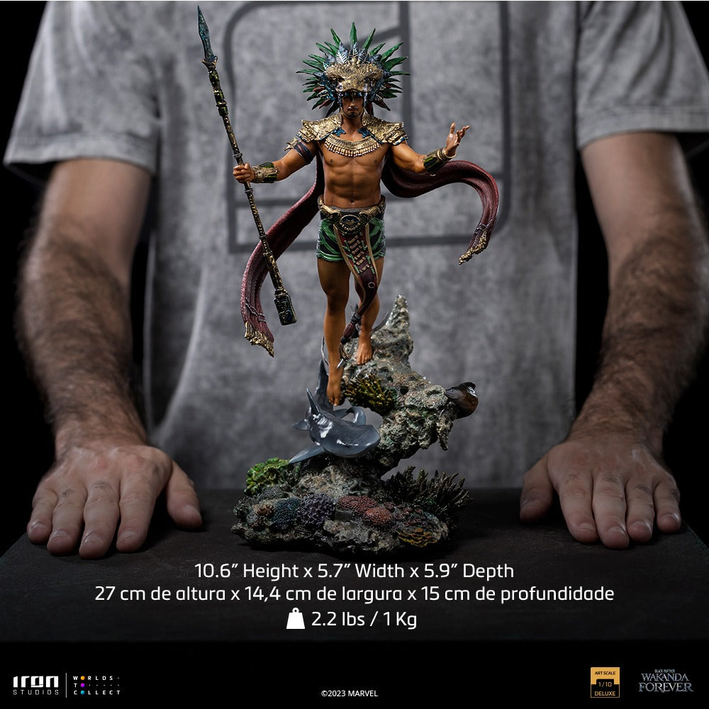 Estátua Rei Namor - Pantera Negra Wakanda Para Sempre - Art Scale 1/10 - Iron Studios
