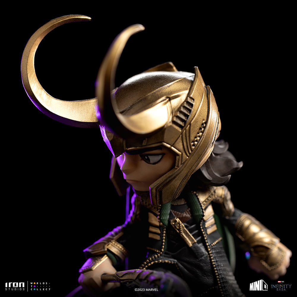 Estátua Loki - Infinity Saga - MiniCo - Iron Studios