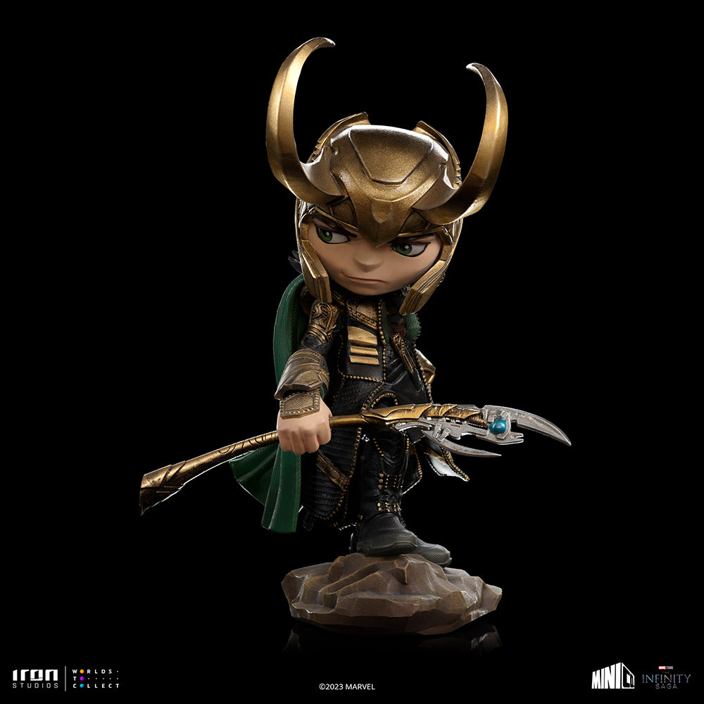 Estátua Loki - Infinity Saga - MiniCo - Iron Studios