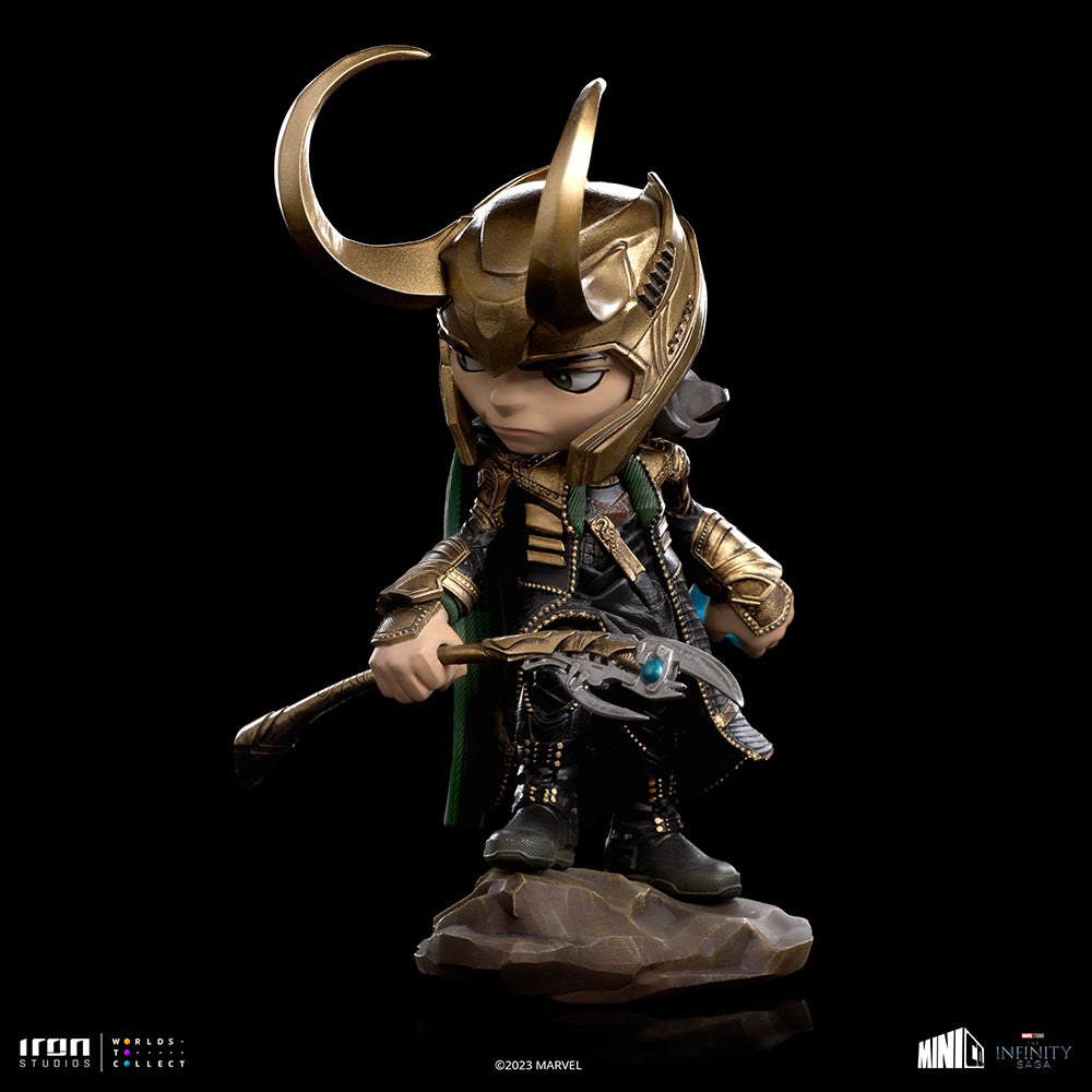 Estátua Loki - Infinity Saga - MiniCo - Iron Studios