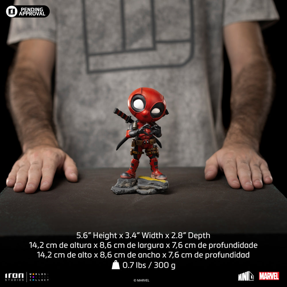 Estátua Deadpool - X-Men - MiniCo - Iron Studios