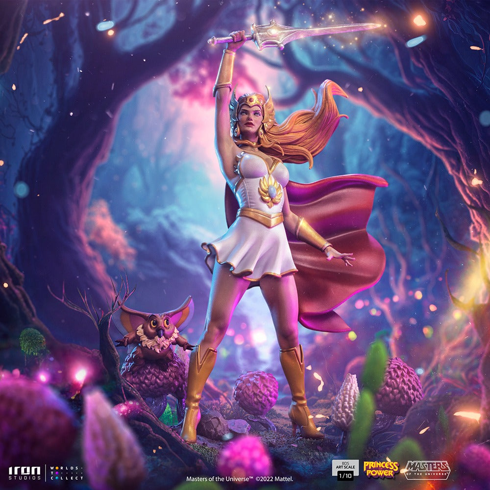 Estátua She-Ra Princesa do Poder - He-Man e os Mestres do Universo - Art Scale 1/10 - Iron Studios