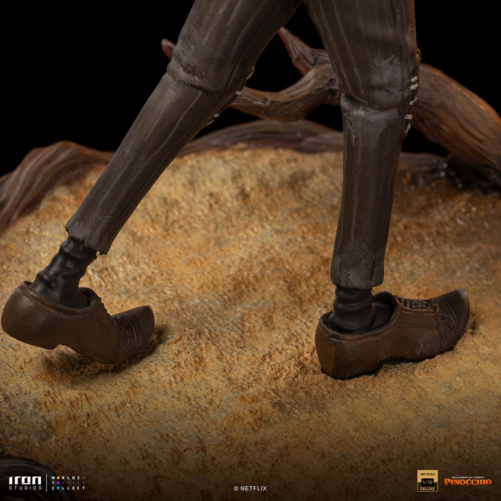 Estátua Gepeto e Pinóquio Deluxe Signed - Pinóquio - Art Scale 1/10 - Iron Studios