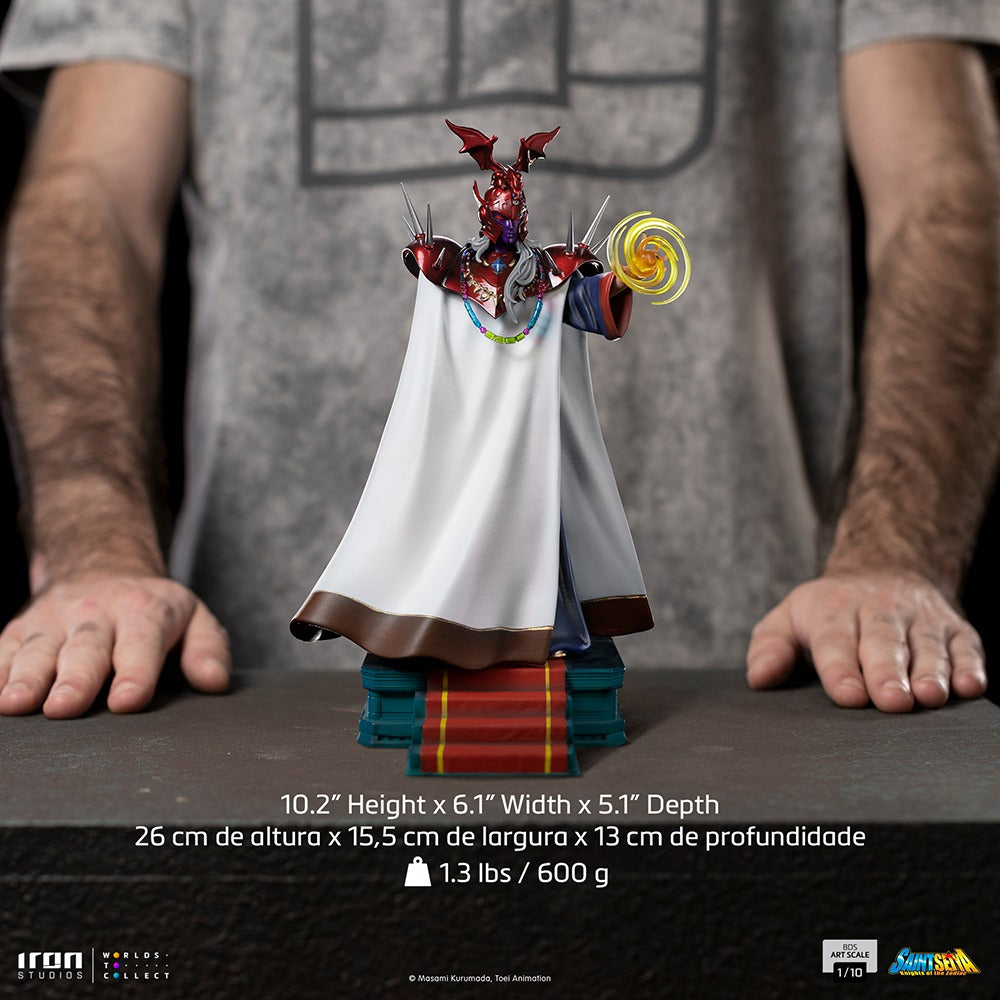 Estátua Mestre do Santuário - Os Cavaleiros do Zodíaco - BDS Art Scale 1/10 - Iron Studios