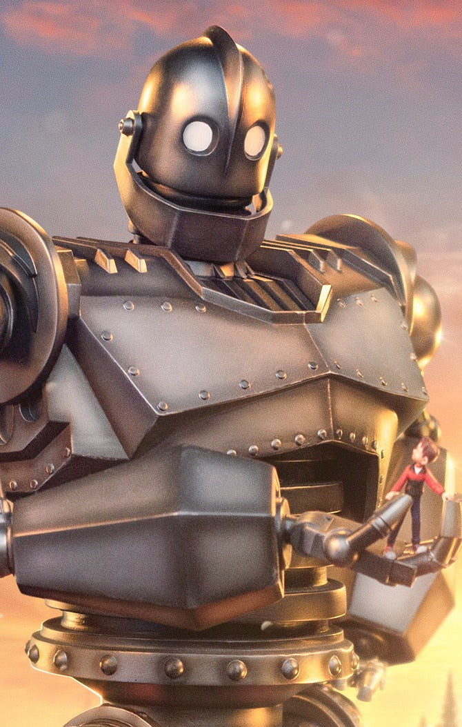 Estátua Iron Giant and Hogarth Hughes - The Iron Giant - Demi Scale 1/20 - Iron Studios