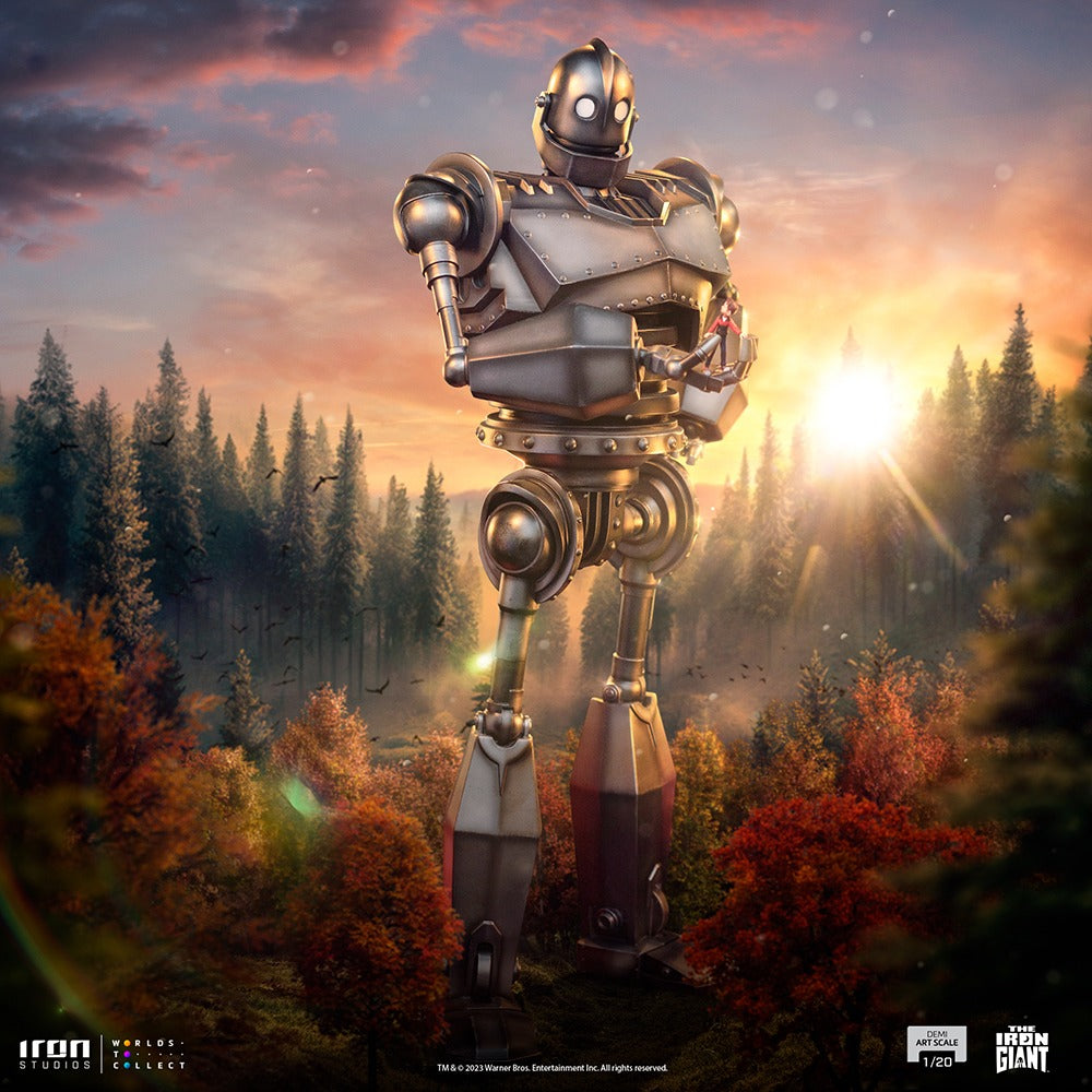 Estátua Iron Giant and Hogarth Hughes - The Iron Giant - Demi Scale 1/20 - Iron Studios