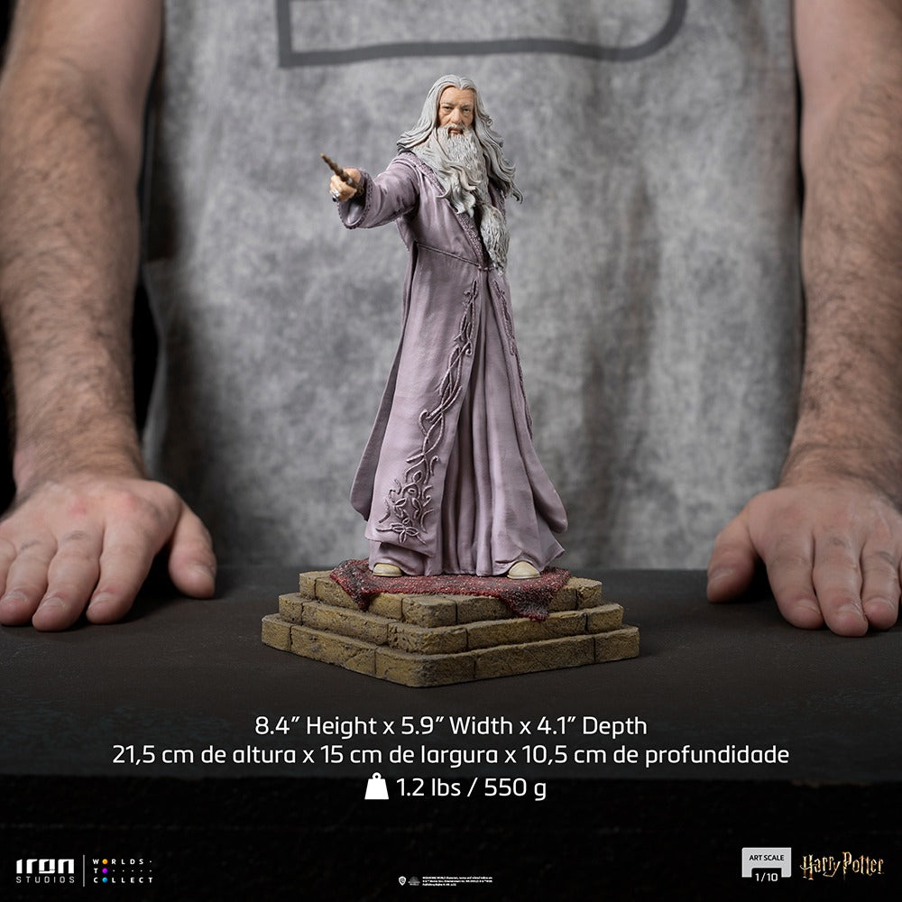 Estátua Alvo Dumbledore - Harry Potter - Art Scale 1/10 - Iron Studios